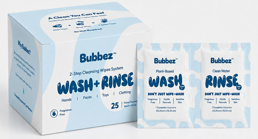 Bubbez Reimagines the Wet Wipe